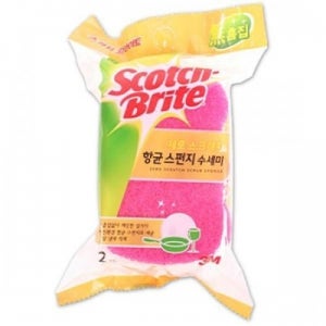 3M 수세미 SPONGE PU-78DTx2 제로 스크래치 스펀지 2P