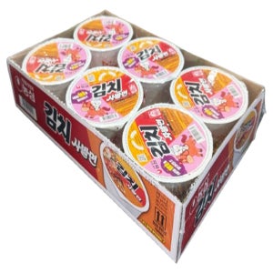 농심 김치사발면 6개입 (86gX6개)