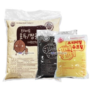프리미엄 호두과자 땅콩빵 만쥬빵 재료 만들기 반죽 5kg + 팥앙금 3kg + 슈크림 2kg 세트