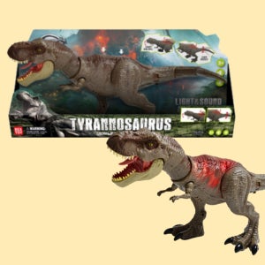 다이노파크 티라노사우루스 쥬라기 공룡피규어 사운드 라이팅 어린이 유아 공룡 장난감