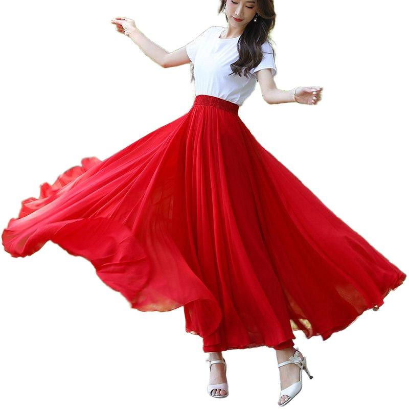 모던 댄스 스커트 라틴 왈츠 공연 하의 사교복 <b>브라이트</b>레드 80cm 150-155cm