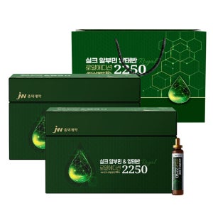 JW중외제약 실크 알부민 양태반 로얄 에디션 마시는 액상형 2250 15포, 2개