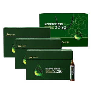 JW중외제약 실크 알부민 양태반 로얄 에디션 마시는 액상형 2250 15포, 3개