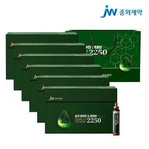 JW중외제약 실크 알부민 양태반 로얄 에디션 2250 300g, 6개