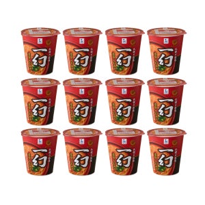 닛신 로손 에비소바 이치겐 컵라면 삿포로 새우 미소 라멘 112g, 12개