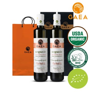 가이아 유기농 항공 직수입 고폴리페놀 올리브유 엑스트라버진 올리브오일 500ml, 2개