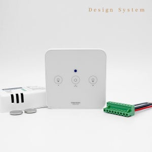 무선스위치 스마트터치 일괄소등 전등리모콘 무타공부착 2채널