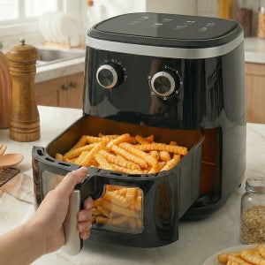 대웅 보이는 소형 에어프라이어 미니 에어후라이기 에어후라이어