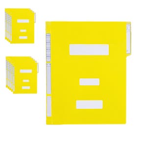 종이 정부화일 A4, 50매, 노랑