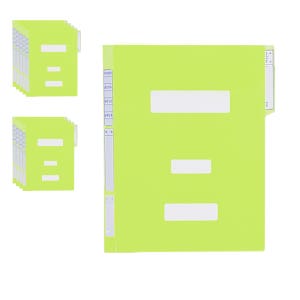 종이 정부화일 A4, 50매, 연두