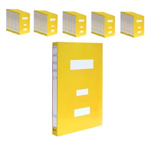 종이 정부화일 A4, 50매, 대용량-노랑