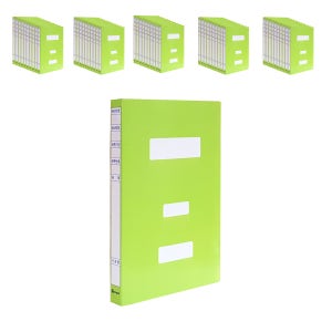 종이 정부화일 A4, 50매, 대용량-연두