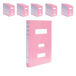 종이 정부화일 A4, 50매, 대용량-분홍
