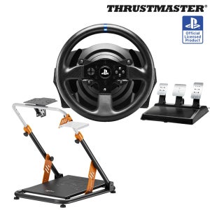 트러스트마스터 T300RS GT 레이싱휠 + PXN A11 레이싱휠 거치대 접이식 스탠드