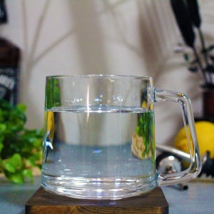 로우 핸들 글라스 1+1 세트 350ml 칵테일잔 손잡이 하이볼 맥주컵