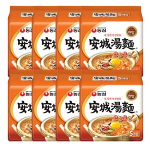 농심 안성탕면 125g 5입X8개(총40개)