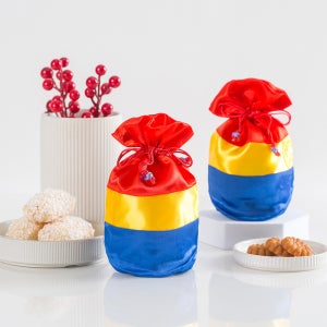 색동복주머니 한과꾸러미 소 단체 어린이집 학원 복지관 명절 설선물세트 유과 약과 직원 미니