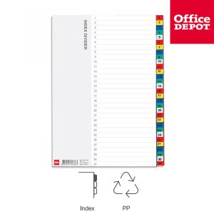 OD A4 화일 바인더 PP 인덱스 31분류