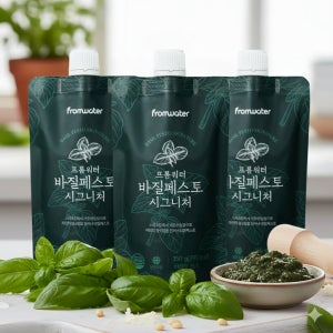 프롬워터 수제 바질페스토 150g, 3개