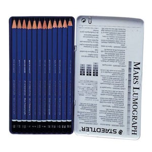 스테들러 전문가용 제도연필세트 12가지 제도연필