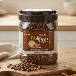 국내산 고냉지 옥수수 기름기 없이 볶은 찰 옥수수 1.2kg, 2개