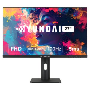HYUNDAI 현대 27인치 모니터 피벗 FHD USB허브 멀티스탠드 HD270KUL
