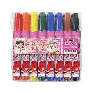 여아용 유성매직 8색 디자인랜덤