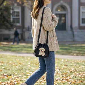 [ 1개도 주문제작 ] 미니 크로스백 슬링백 폴리 캔버스백 커스텀 인쇄