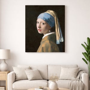 베르메르/ 진주 귀걸이를 한 소녀 40.6 x 50.8cm (사이즈 선택 가능)