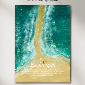 성경말씀 아트포스터 홍해의 기적 A2 A3