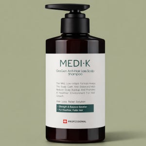 약국입점 메디케이 그로젠 탈모샴푸 500ml 탈모완화 기능성 모발보호 특허 두피케어 풍성한 정수리 M자 관리