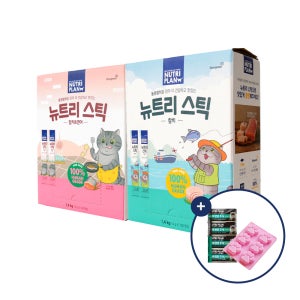[고양이의 날] [사은품 증정] [1+1] 동원 뉴트리플랜 뉴트리스틱 참치 14g x 100개입 고양이 스틱 간식