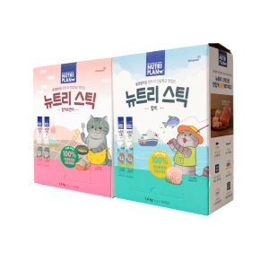 [1+1] 동원 뉴트리플랜 뉴트리스틱 참치 14g x 100개입 고양이 스틱 간식