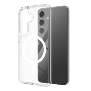 코즈 에어로 맥세이프 케이스 3배자력 투명, 갤럭시S23 FE