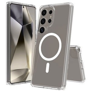 코즈 에어로 맥세이프 케이스 3배자력 투명, 갤럭시S23 울트라