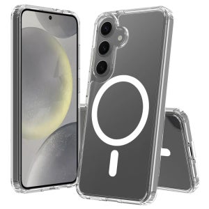 코즈 에어로 맥세이프 케이스 3배자력 투명, 갤럭시S25 FE