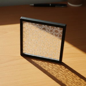 네스트 아크릴 퍼즐 투명 직소퍼즐 액자포함 100피스