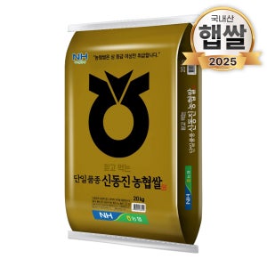 푸드앤픽 25년 부안농협 신동진쌀 농협쌀 20kg, 1개