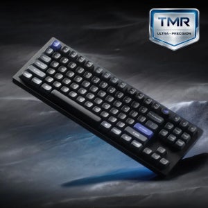 키크론 Q3 TMR HE 8K 알루미늄 자석축 게이밍 래피드 트리거 기계식 키보드, 블랙