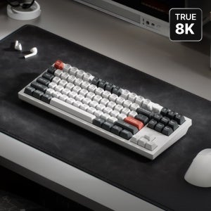 키크론 Q3 울트라 Ultra 8K 알루미늄 무선 매크로 키보드 화이트, 바나나축