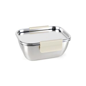 국산 올스텐 크림 스텐밀폐용기 850ml, 1개