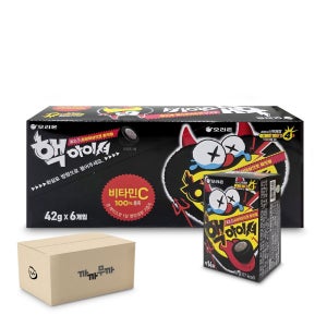 오리온 핵아이셔 츄잉캔디 42g x 6개 (1박스-4통)