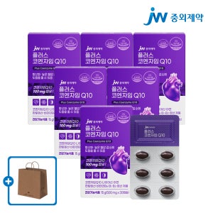 JW중외제약 플러스 코엔자임 Q10 500mg 30캡슐, 6개