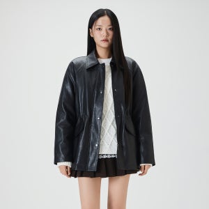 [미쏘] 하프 페이크레더자켓_MIWJLG221G