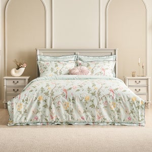 로라애슐리 썸머팰리스 덕에그 60수 고밀도 면 차렵이불 풀세트 LK