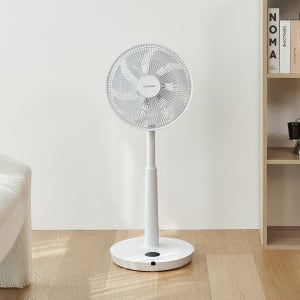 쿠쿠 인스퓨어 서큘레이터형 BLDC 선풍기 CF-MNL1210NW 29.5cm(12인치) 7엽 날개 높이 조절 노블 화이트