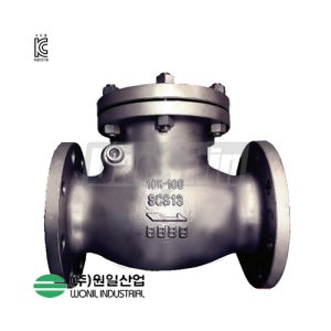스텐체크밸브B.B(스윙)(10K)300A[원일][101936]