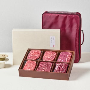 [명품2호] 1++등급 한우 선물세트 등심 채끝 안심 제비추리 토시 1.2kg 소고기