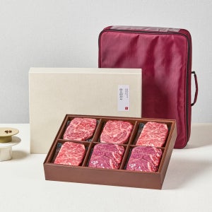 [명품1호] 1++등급 한우 선물세트 등심 채끝 안심 1.2kg 소고기