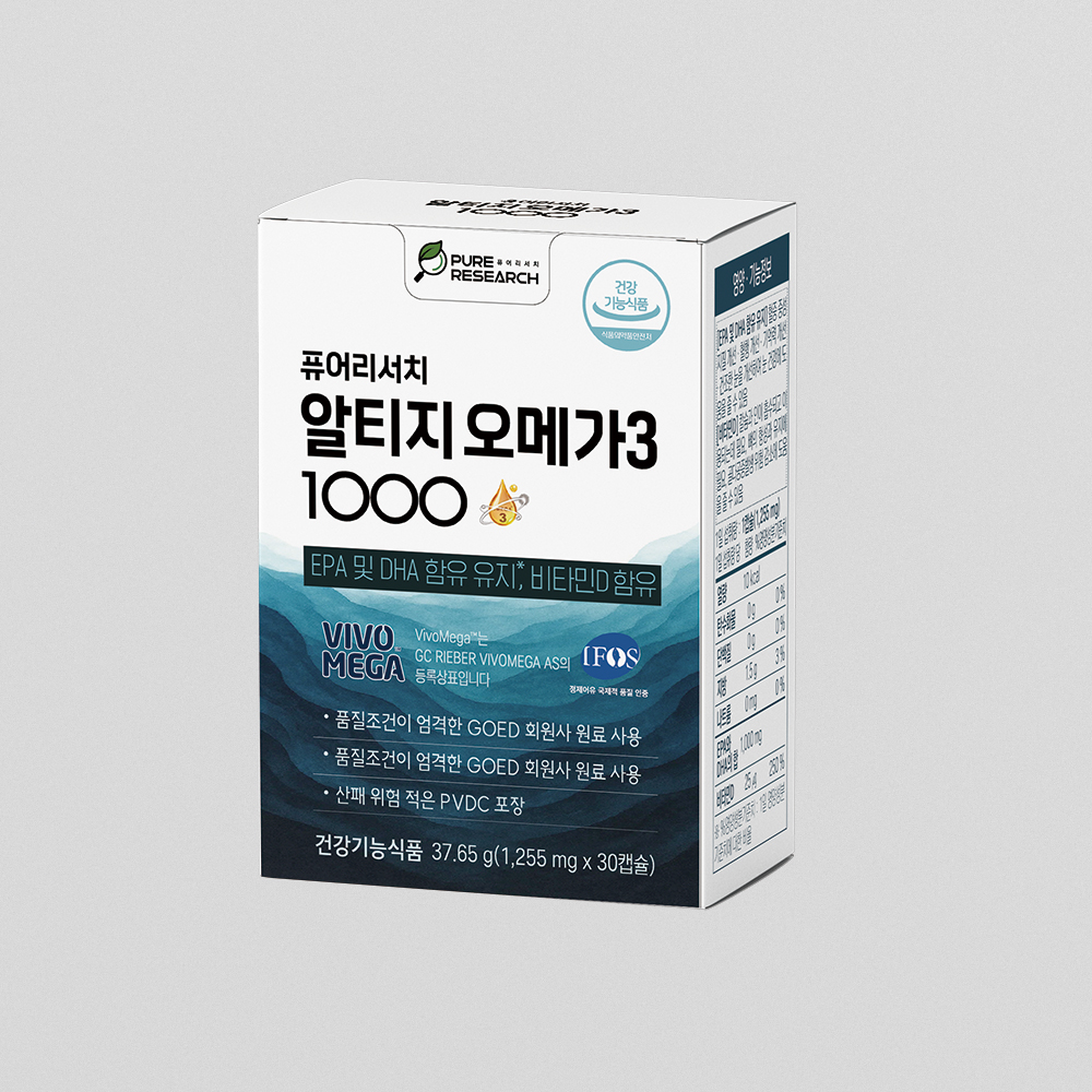 퓨어리서치 알티지 오메가3 1000